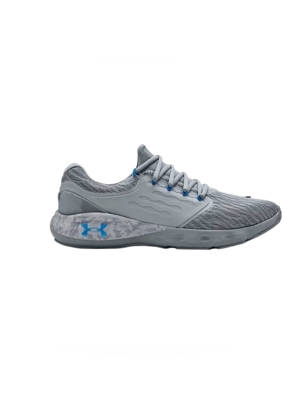 Under Armour Charged Vantage 'Camo' Mens Grey & Blue Athletic Shoes Size 11.5